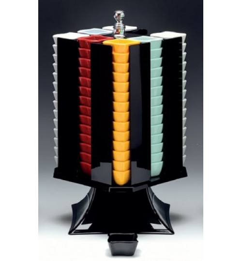 POLİKARBONAT DÖNER SOSLUK REÇELLİK STANDI (K 2080) 20 X 20 X H:42 Cm